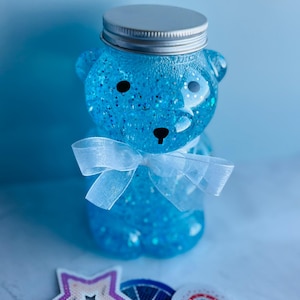 Glitter Jar Little Bear Sensory BottlesCalm Down Jar Sensory BottleGlitter bottle School Counselor Office, Glitter Jar Calm and Focused