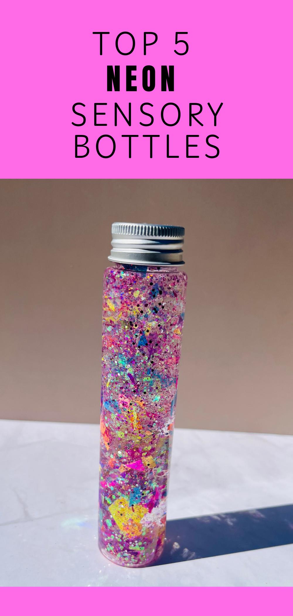 Botella Sensorial Luminosa NYOBABE – 7 Colores, 3 Rellenos Diferentes – Juguete Fidget Y Anti-Estrés Para Autismo, TDAH – Regalo Para Niños Y Adultos