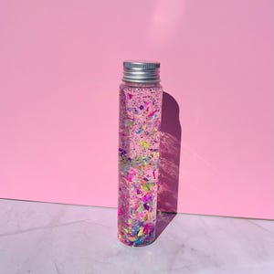 Sensory Bottles for Soothing Anxiety ADHD Glitter Bottle for Kid School Counselor Desk Calm Down Corner Sensory Toys Bright Vibrant Neon