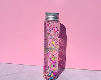 Neon Glitter Sensory Bottle: Calming Toy for Anxiety & ADHD