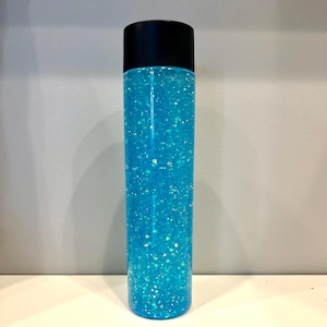 Turquoise Glitter Jar Bear Sensory Bottles Calm Down Jar Sensory Glitter Fidget Blue School Counselor Office Gift Anxiety Relief Fidget Kid