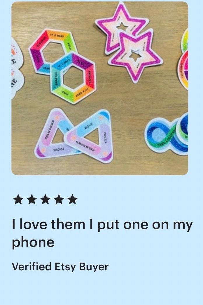 72-Pack Anxiety Sensory Stickers - Textured Calming Strips For Fidgeting, Stress Relief, Classroom & Office