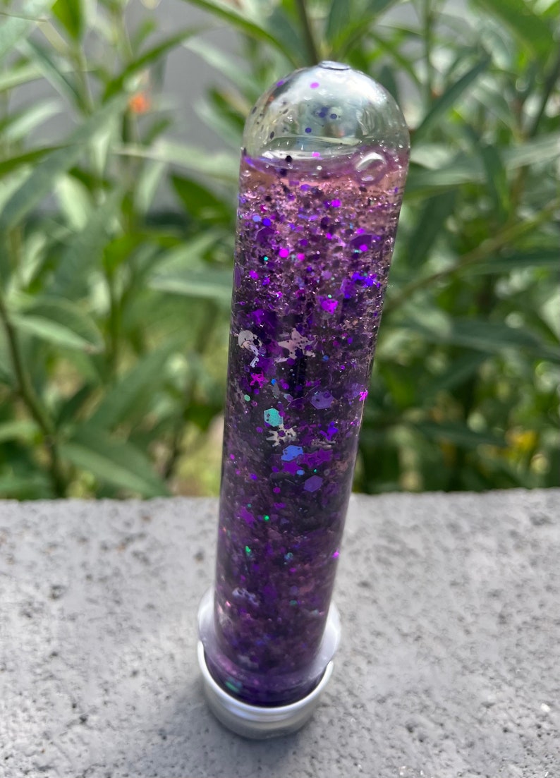 Purple Star Calm Bottle Sensory Toy Glitter Purple Stress Relief