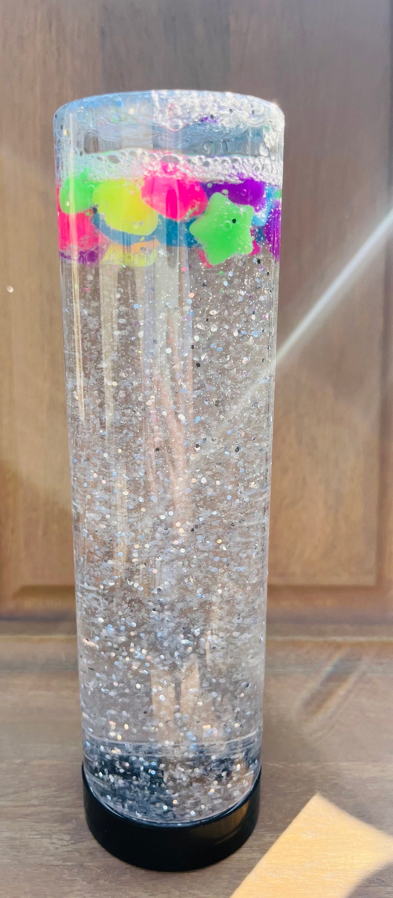 Neon Star Calm Bottle Sensory Play Toy Glitter Bottle Stress Relief