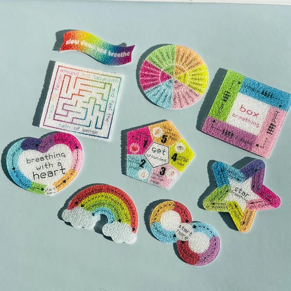 Tactile Sensory Strips - Anti-Stress Fidget Stickers For Adults & Kids With ADHD, Autism