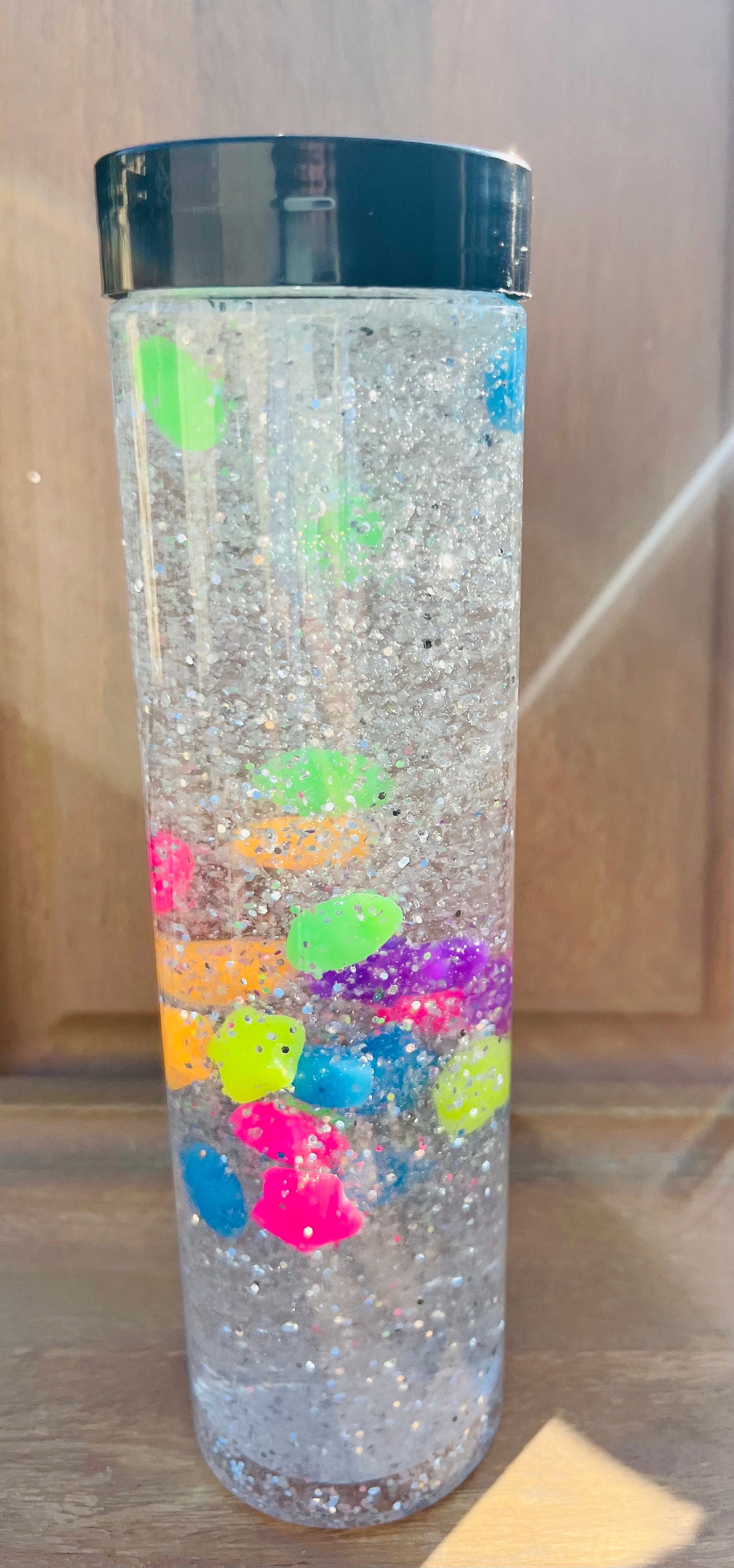 Neon Star Calm Bottle Sensory Play Toy Glitter Bottle Stress Relief