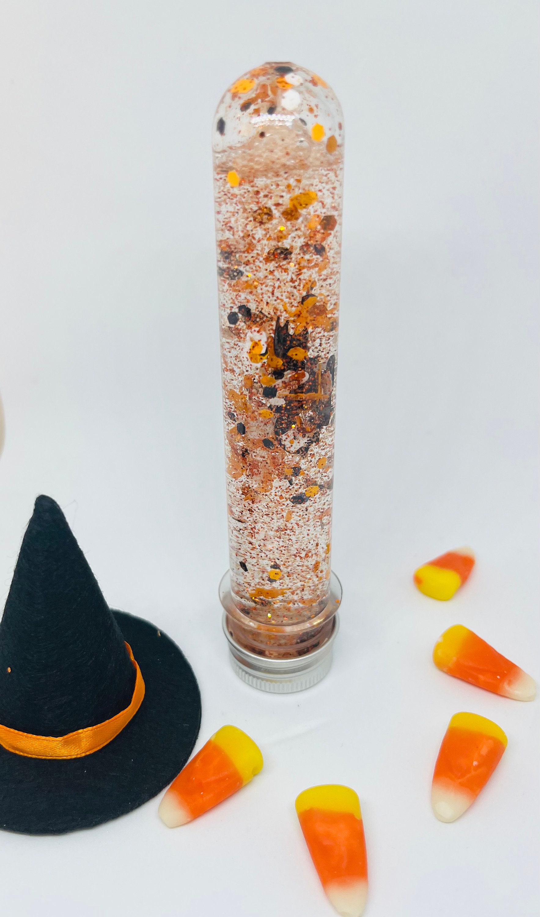 Halloween Glitter Tube Calm Down Jar Sensory Bottle Glitter Bottle