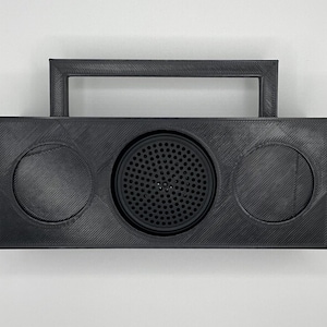 Custom Bluetooth Speaker  |  BoomBox 3D Printed Audio Player