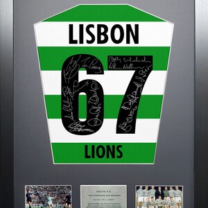 Lisbon Lions 1967 Irish Tri Colour (Army Khaki Green T-Shirt Glasgow Celtic)