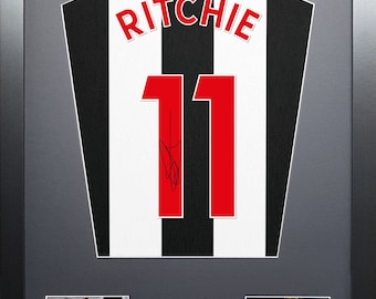 Gesigneerde shirtdisplay Matt Ritchie Newcastle United