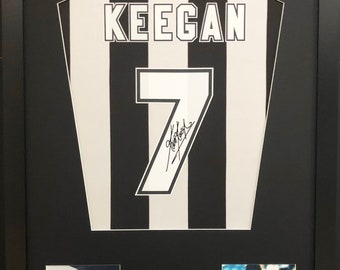 Kevin Keegan Newcastle United Maszyna podpisana na koszulce Rama