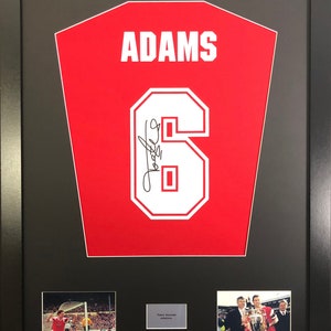 Tony Adams Arsenal Signed Shirt Display