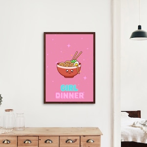 Girl Dinner - Irish Print
