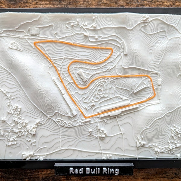 Ville miniature du circuit Red Bull Ring Austria | Impression 3D de haute qualité