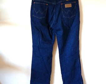 Vintage Wrangler Classic Cowboy Jeans Leather Patch 36x30