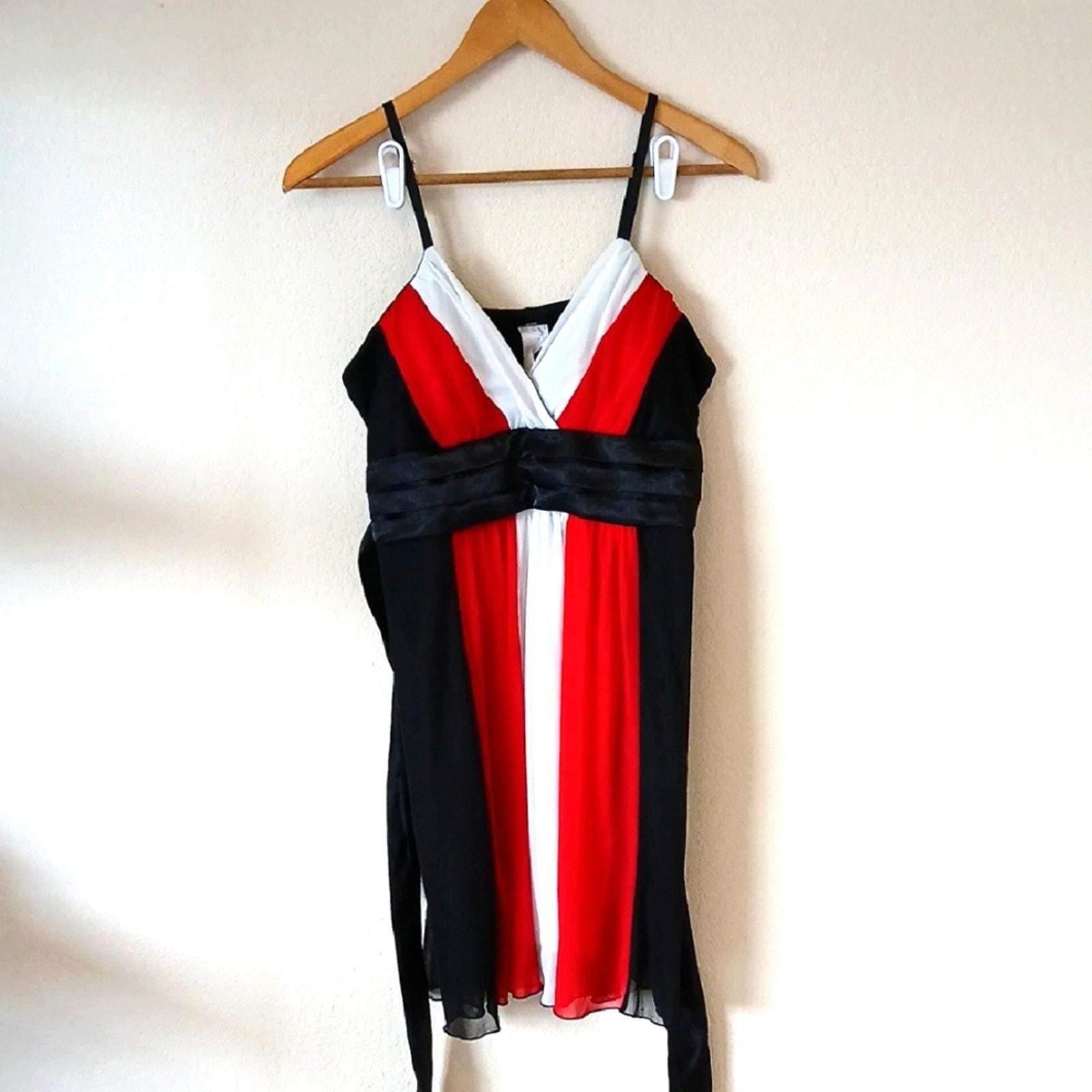 Black and Red Vintage Dress - Etsy