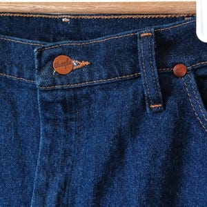 Vintage Wrangler Classic Cowboy Jeans Leather Patch 36x30 image 4