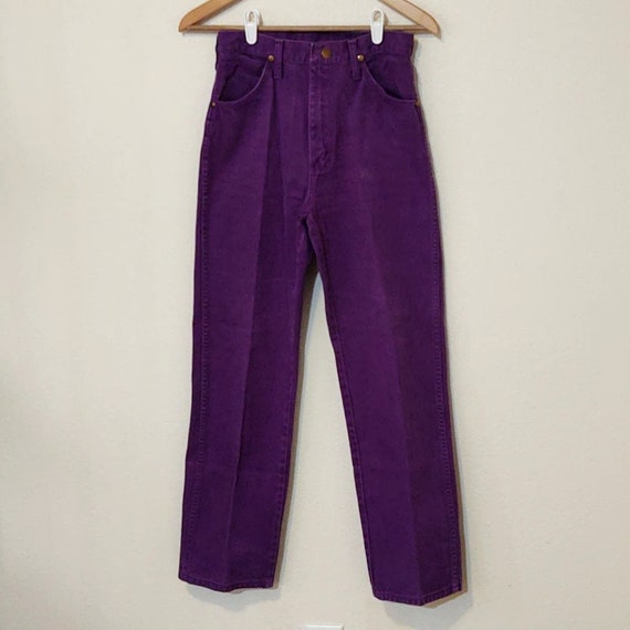 Vintage purple Wrangler jeans