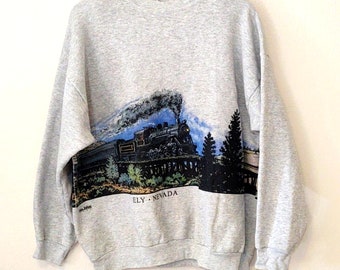 Vintage Ely, Nevada San Segal sportswear 1990 sweatshirt