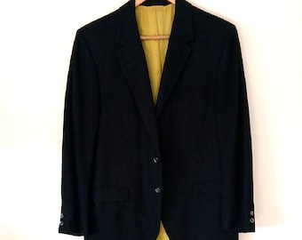 Vintage Cashmere Sports Blazer Hand Tailored For Men's Inc Oklahoma City