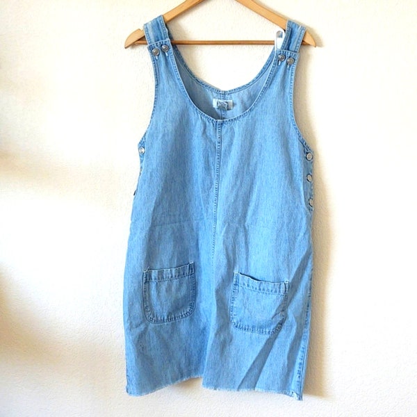 Denim Jumper Dress - Etsy