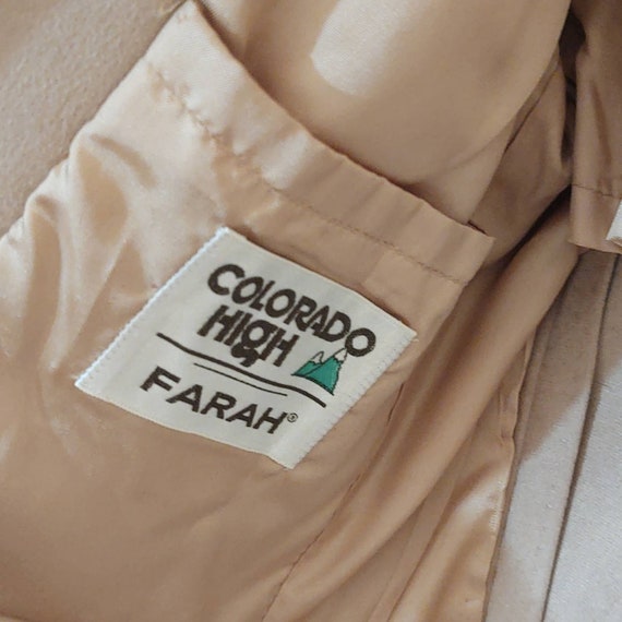 Vintage Farah Colorado High tan microfiber wester… - image 3