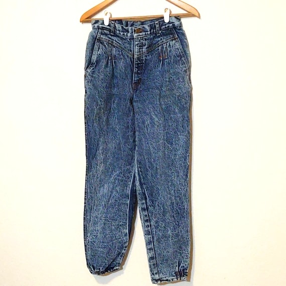 Vintage 80s Sunset Blues acid washed jeans