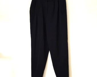 Vintage Milano Italian fully lined pleated trouser slacks size 40
