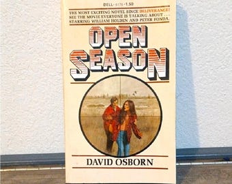 Open Season David Osborn First Dell Printing 1974 Paperback Movie Tie In