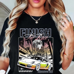 Finish The Race Hebrews 12:1 Christian Merch Jesus Clothes Christian Streetwear Bible Verse Shirt Love Like Jesus Apparel Scripture Shirt