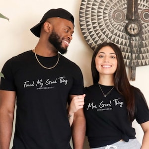He Who Finds A Wife Finds A Good Thing Proverbs 31 Wife Shirt Christian Wedding Gift Merch Jesus Apparel Bible Verse Christian Shirt