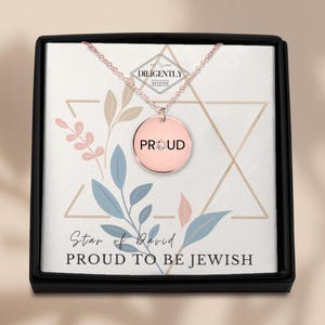 Star of David Necklace Magen David Necklace Am Yisrael Chai Hebrew Necklace We Will Dance Again Stand With Israel Necklace Jewish Necklace