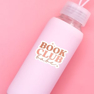 読書クラブの美女、スマティ ブック ステッカー、読書クラブ ステッカー、もっと本を読む、ブックトロバート、スパイシーな本、読書好きステッカー、本オタク、読書クラブ ギフト