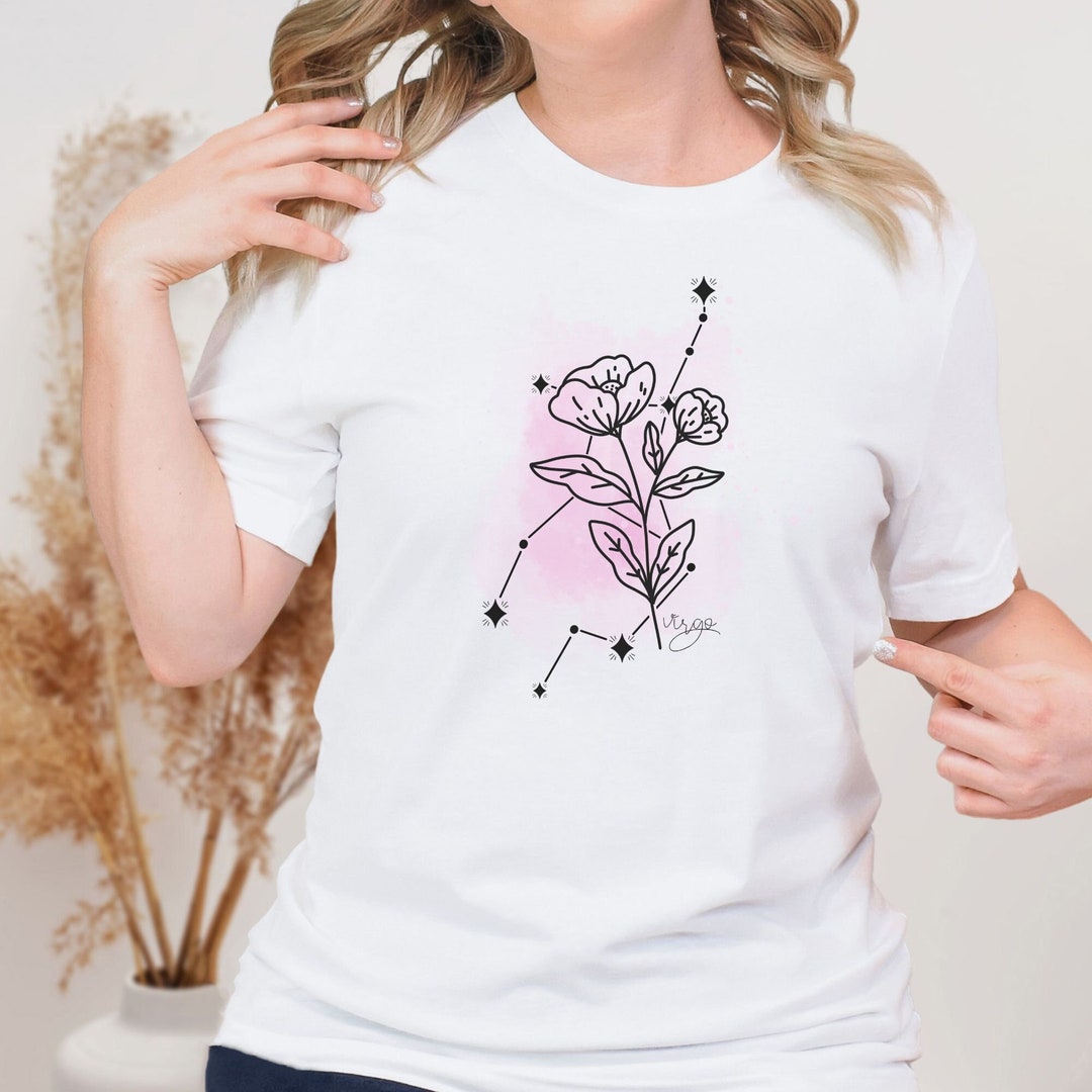 September Birth Flower, Virgo Flower, Virgo Shirt, Astrology Flower