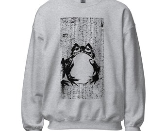 Frog by Getsuju - Unisex Sweatshirt (in red, white or gray)
