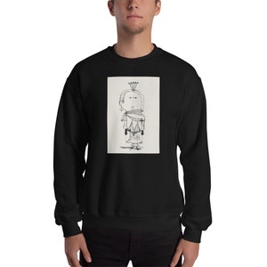 Vintage Illustrated Design &quot;Witch with Comb&quot; - Unisex Sweatshirt