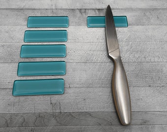 Porte couteaux de table design, porte couteau verre, art de la table porte-couteau, repose couteau