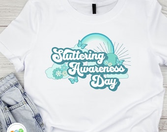 ISAD Stuttering Awareness Day Tshirt, Stuttering Awareness Gift, Gift for Person Who Stutters, 2023 International Stuttering Awareness Day