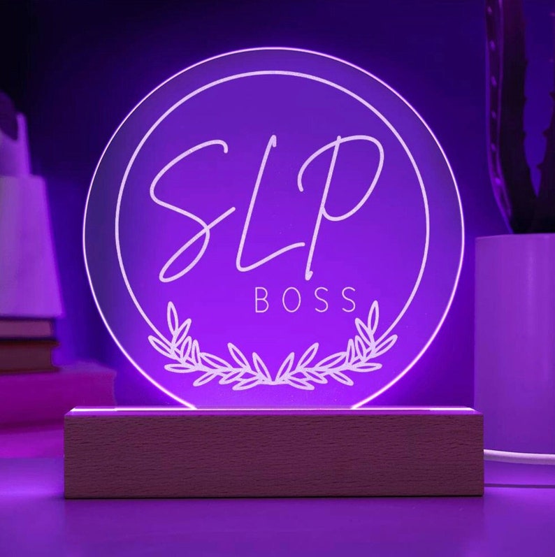 Boss Engraved Acrylic Desk Plaque For Speech language Pathologist boss-engraved-acrylic-desk-plaque-for-speech-language-pathologist