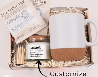 SLP Gift Box: Mug, Candle & Herbal Tea (Personalized Relaxation Set)