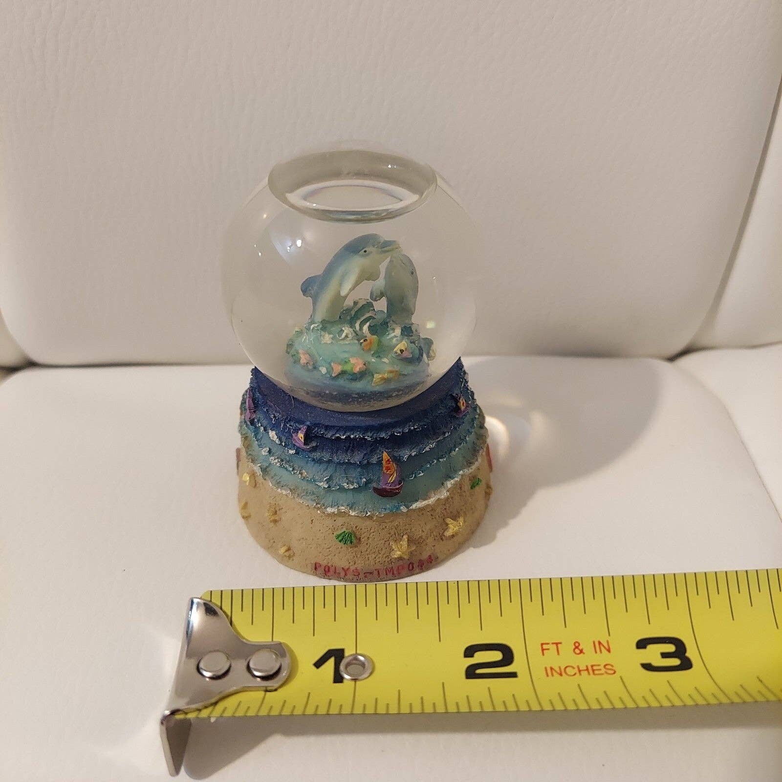 Miami Florida Snow Ball Poly Snowglobe Souvenir Beach Skyline