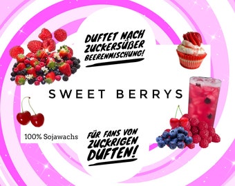 Waxing Bar "Sweet Berrys" 100% soy wax