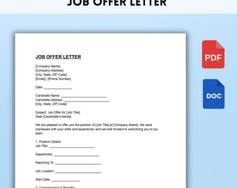 Termination Letter Template, Termination Letter, Termination  Template, Termination  Letter Template, Word Template, Employee Termination