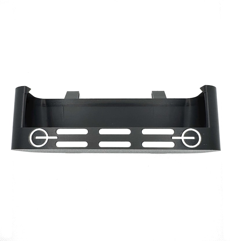 Black ABS Plastic Sunglass Tray W/Colored Text For 2021+ Ford Bronco. Grille 2