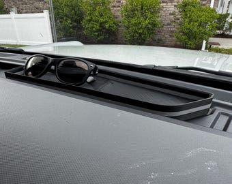 Black ABS Plastic Dashboard Trays for 2021+ Ford Bronco