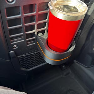 Black ABS Plastic Seatback Molle Panel Cup Holder for 2021+ Ford Bronco