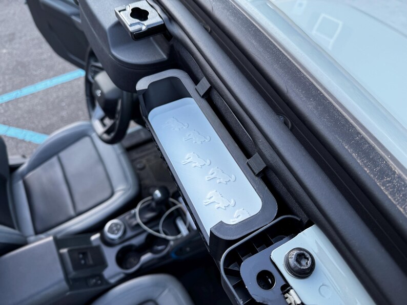 2021 Ford Bronco Accessories Headliner Tray, Bronco Text, Bronco Horse