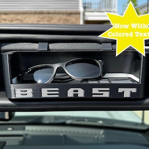 2021-2025 Above Visor Storage Tray for Ford Bronco. ABS Plastic Tray.