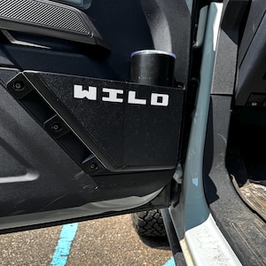 2021-2025 ABS Plastic Front Door Storage Pockets Pair for Ford Bronco.