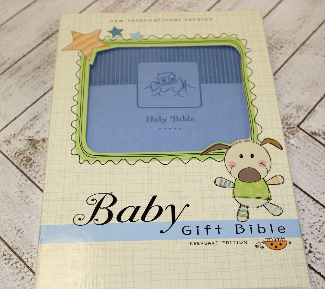 Personalized Baby Gift Bible Baby Boy Gift Bible New International